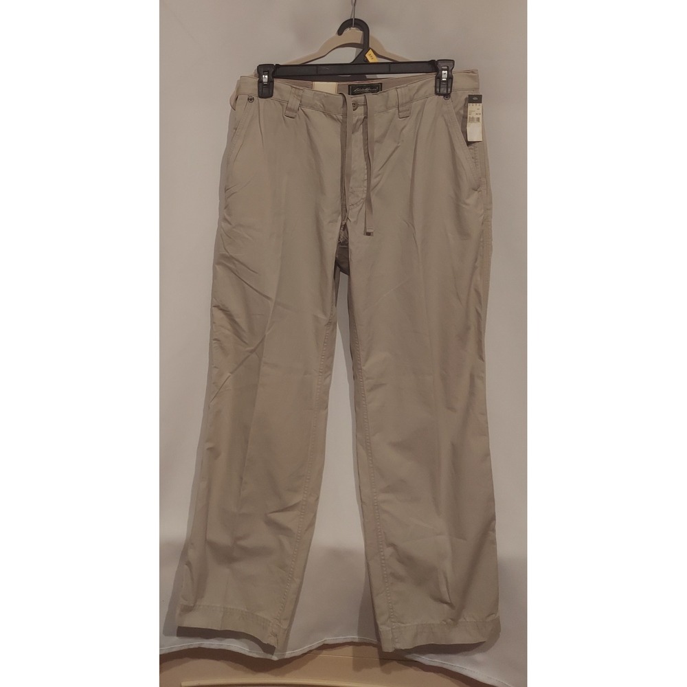 Eddie Bauer Mens Union Pebble Double Pocket Drawstring Pants Size 34/32 NWT